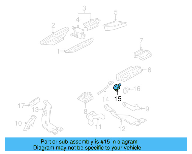 Front Duct 3C0-819-655-A