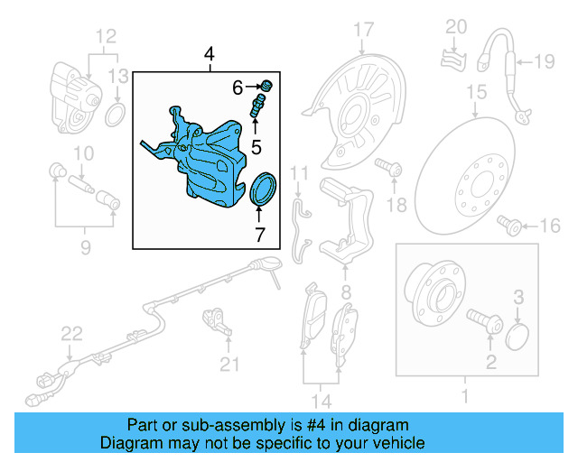 Caliper 8V0-615-424-D - View 5