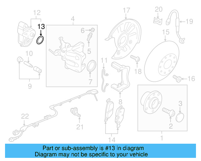 Disc Brake Rotor Rear 5Q0-615-601-D - View 28