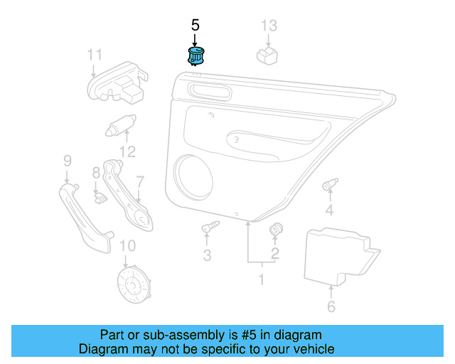 Door Trim Panel Screw N-908-298-03 - View 26