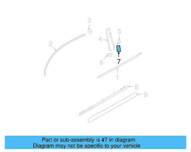 Applique Fastener 1K0-837-963-A - View 11