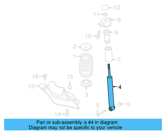 Suspension Shock Absorber 5QF513045G - View 5