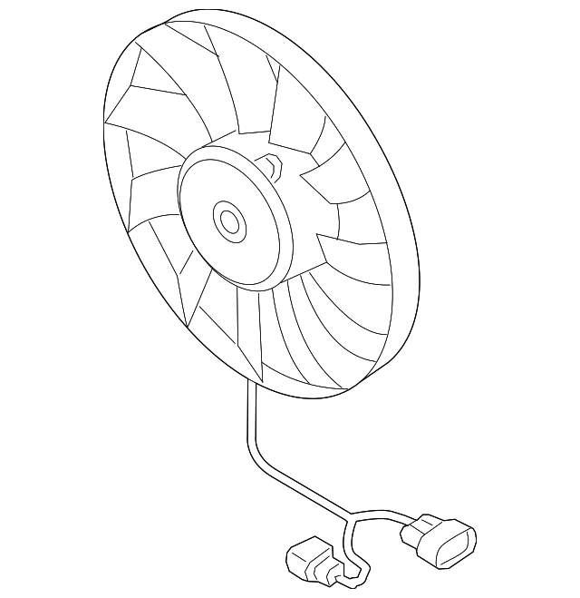 Fan & Motor 3Q0-959-455-B - View 3