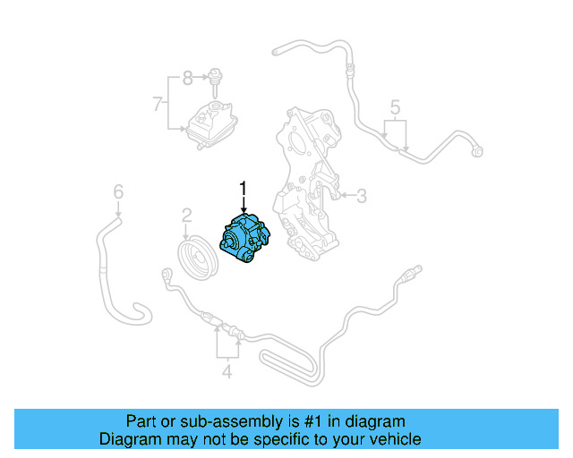 Power Steering Pump 6N0-145-157-X - View 17