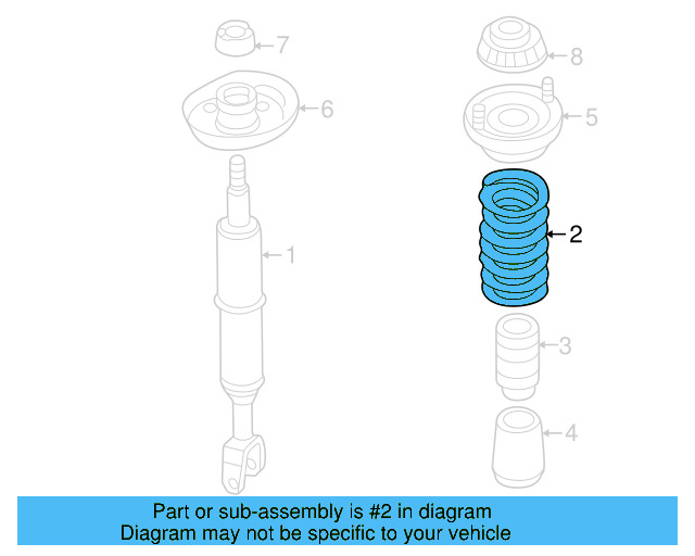 Coil Spring 8D0-411-105-CP - View 12