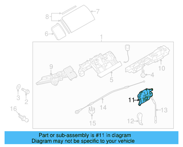 Convertible Top Cable 1Y0-871-707-B - View 20