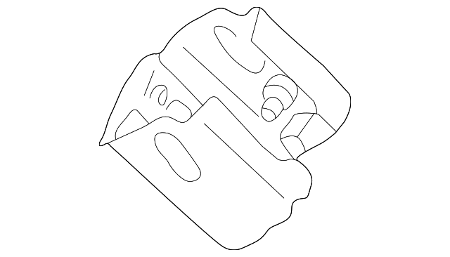 Lock Plate Bracket 1H0-419-571-A - View 3