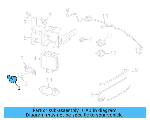 Sensor (Unpainted) 5q0919275bgru