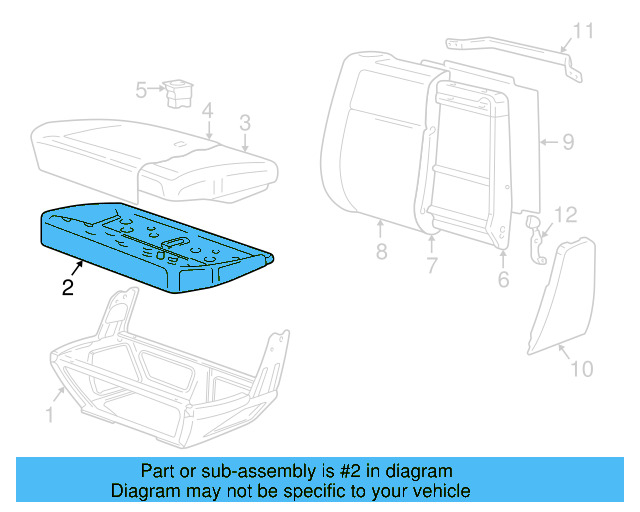 Seat Frame 701-881-304-C - View 5