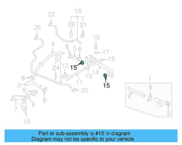 Overflow Hose Clamp N-906-867-01 - View 141