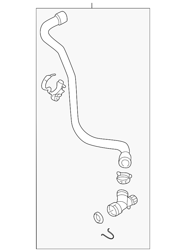 Lower Hose 1J0-122-051-AM