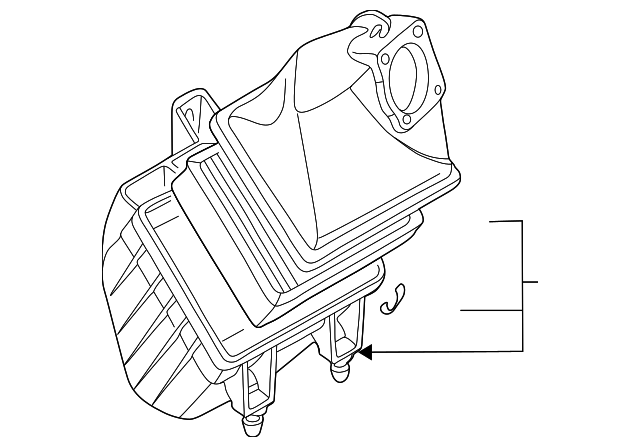 Air Cleaner Assembly 078-133-837-BG - View 3