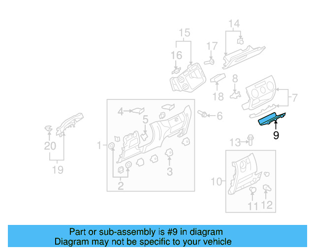 Insert 5M0-858-165-A-95T - View 3