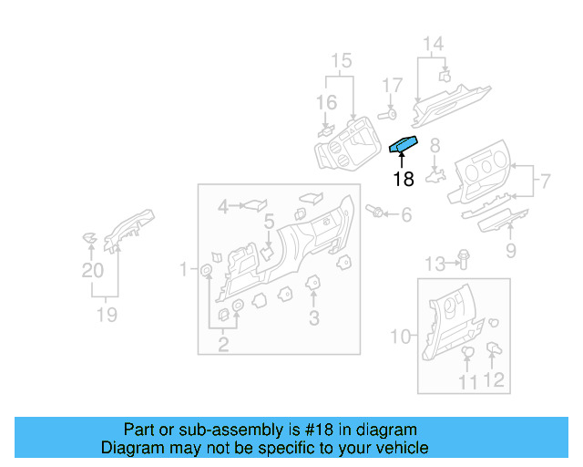 Tray 5M1-857-921-G-95T - View 5