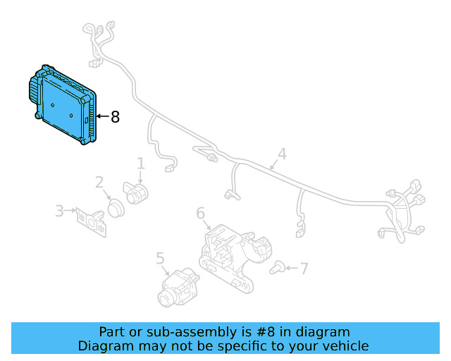 Distance Sensor 2Q0907561N - View 10