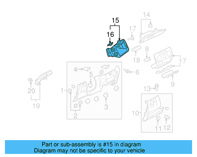 Vent Panel 5N0-858-069-A-XVZ - View 5