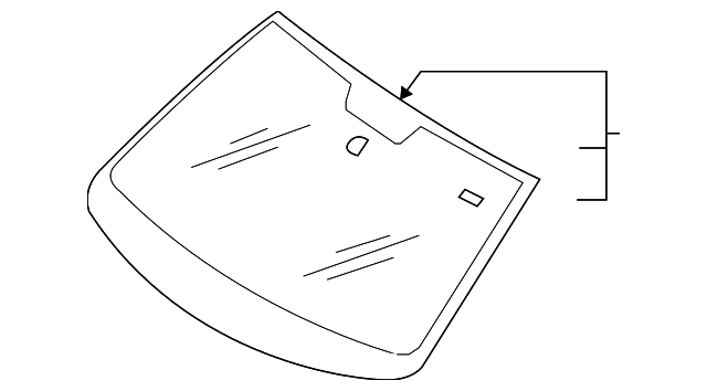 Windshield 3C0-845-011-BJ-NVB