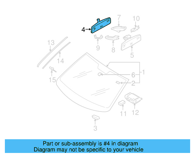 Mirror Inside 3C0-857-511-J-YJN - View 7