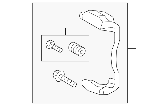 Caliper Support 3QF-615-126