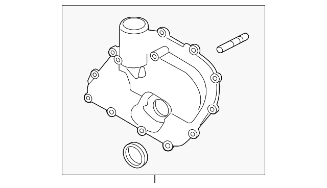 Engine Timing Cover 07K-109-283-E - View 3