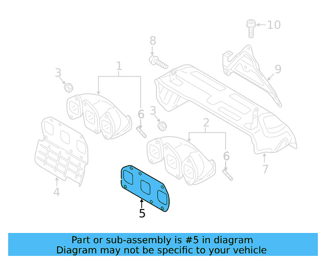 Manifold Gasket 03H-253-050-D - View 8