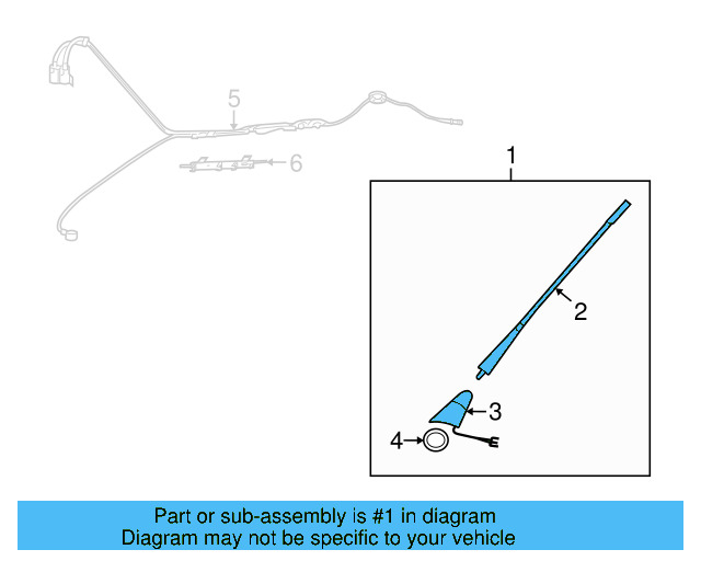 Antenna Assembly 1J0-035-505-A - View 3