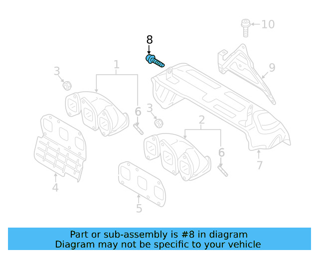 Lower Guide Rear Bolt N-106-649-01 - View 15