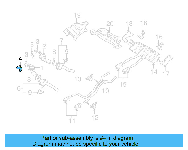 Converter & Pipe Support 7L6-253-047-A - View 4