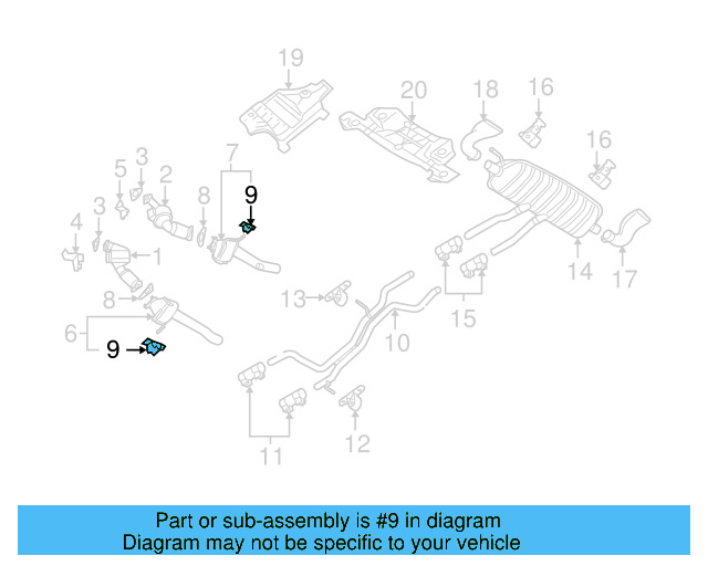 Resonator W/Pipe Bracket 7L6-253-144-F - View 3
