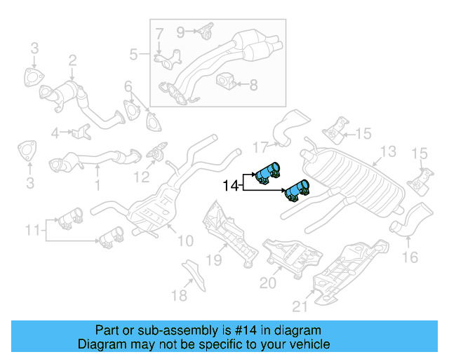 Front Muffler Bracket 7L0-253-144-D