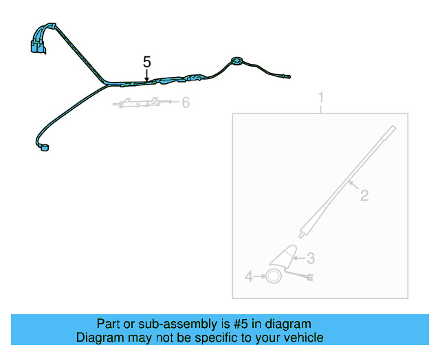 Antenna Cable 000-098-655 - View 2