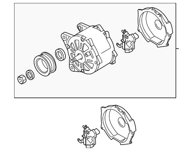 Alternator 06B-903-016-AB - View 3