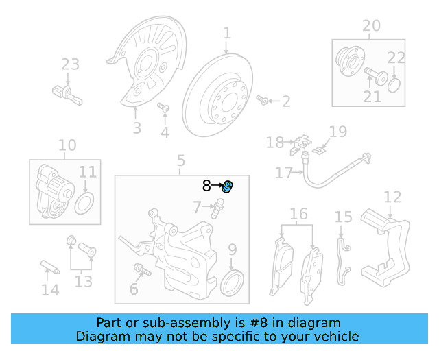 Bleeder Valve Dust Cap 211-611-483 - View 13