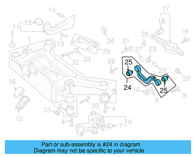 Upper Control Arm 5Q0-505-323-C - View 9