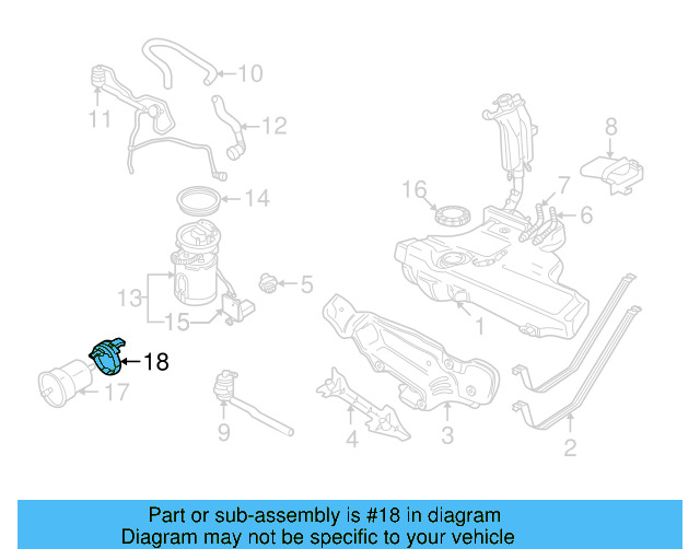 Level Sensor 1J0-919-673-R - View 16