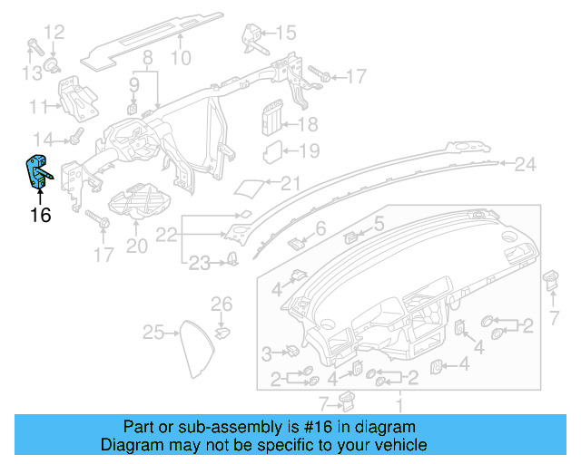 Mount Bracket 56D-857-021 - View 7