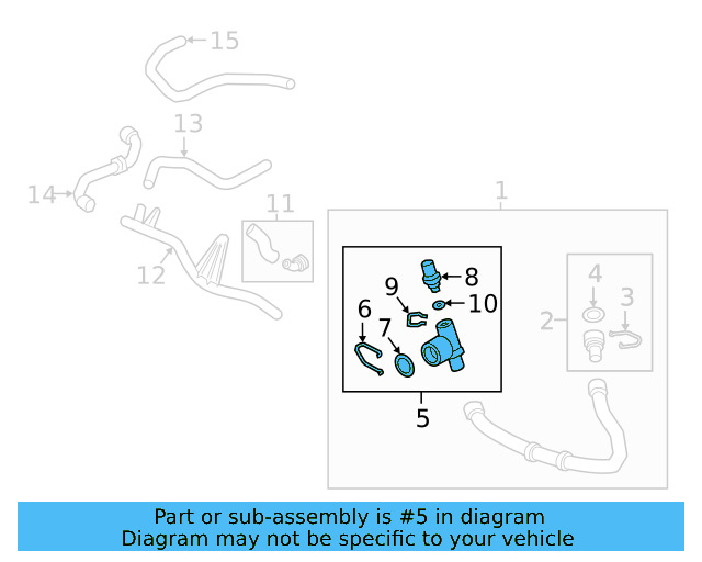 Lower Coupling 5Q0-122-291-T - View 14