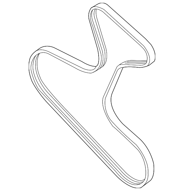 Serpentine Belt 022-145-933-P - View 9