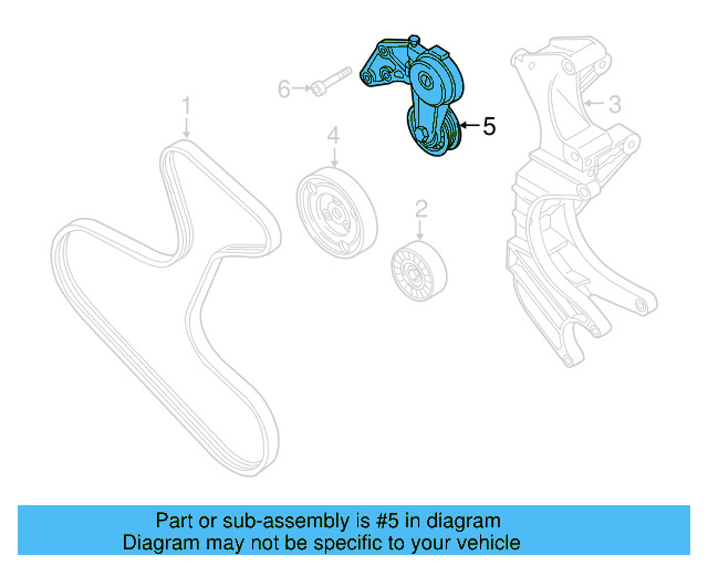 Tensioner 022-145-299-E - View 6