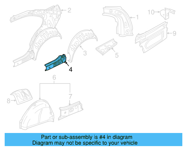 Front Extension 5C6-810-377-C - View 3