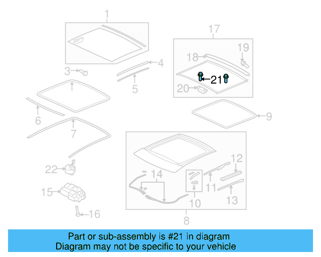 Applique Screw N-909-868-02 - View 15