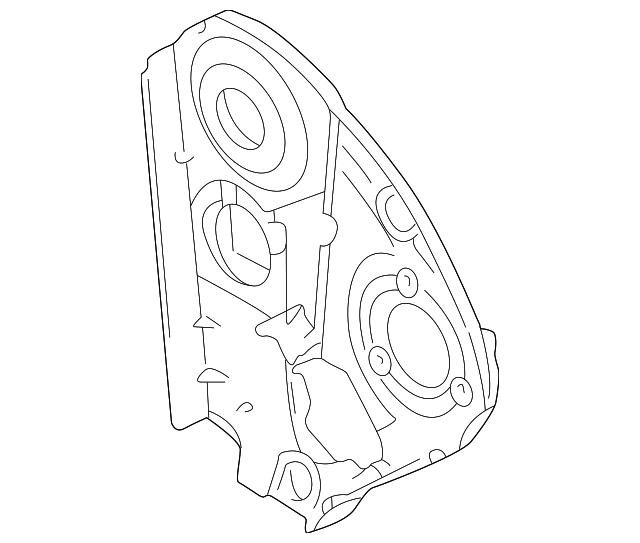 Inner Timing Cover 038-109-145-D - View 2