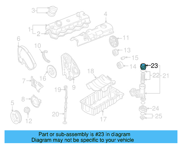 Upper Cover 038-115-433 - View 11