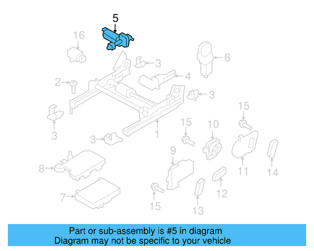 Adjust Motor 5N0-959-762-A - View 8