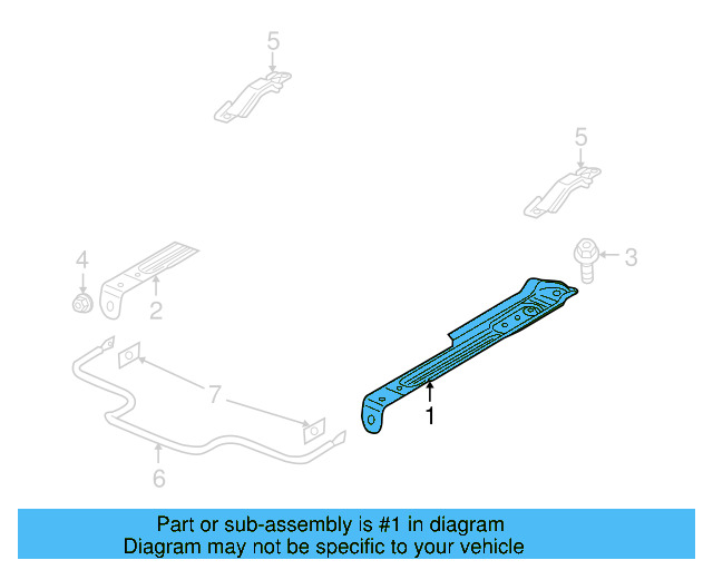 Seat Track 5N0-885-861-B - View 3
