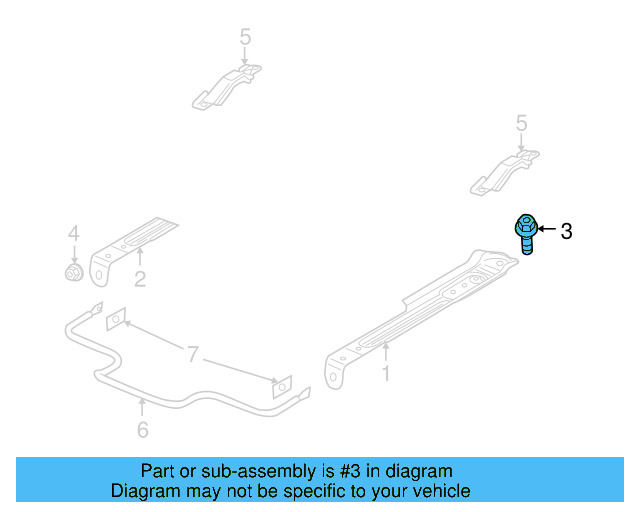 Seat Track Bolt N-910-569-01 - View 5
