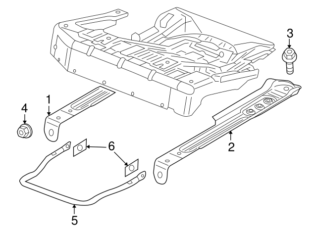 Seat Track 5N0-885-862-A