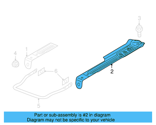 Seat Track 5N0-885-861-A - View 3