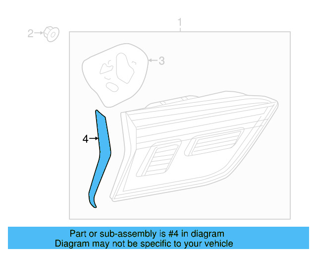Combo Lamp Assembly Gasket 5NN-945-191