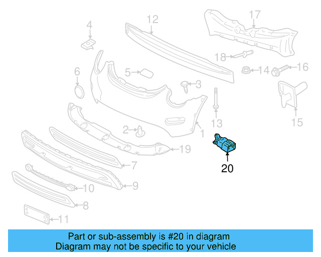 Ambient Temp Sensor 1J0-919-379-A - View 9